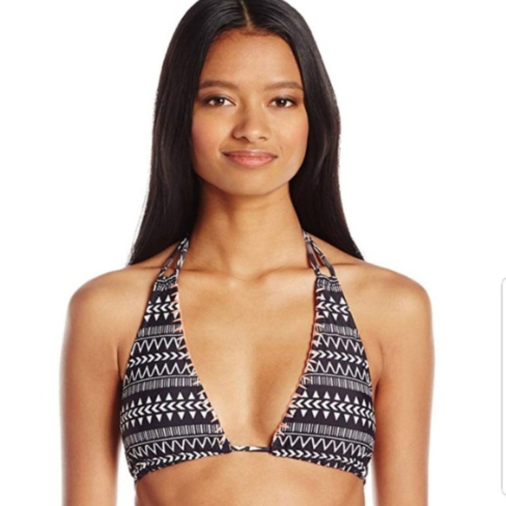 Volcom On The Horizon bathing suit swim top XS halter bikini